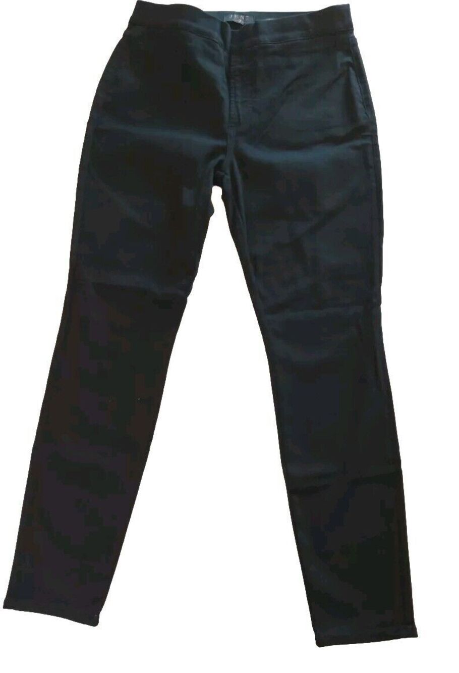 jen7 by 7 for all mankind Black Comfort Skinny High-Rise Stretch Jeans 10 30